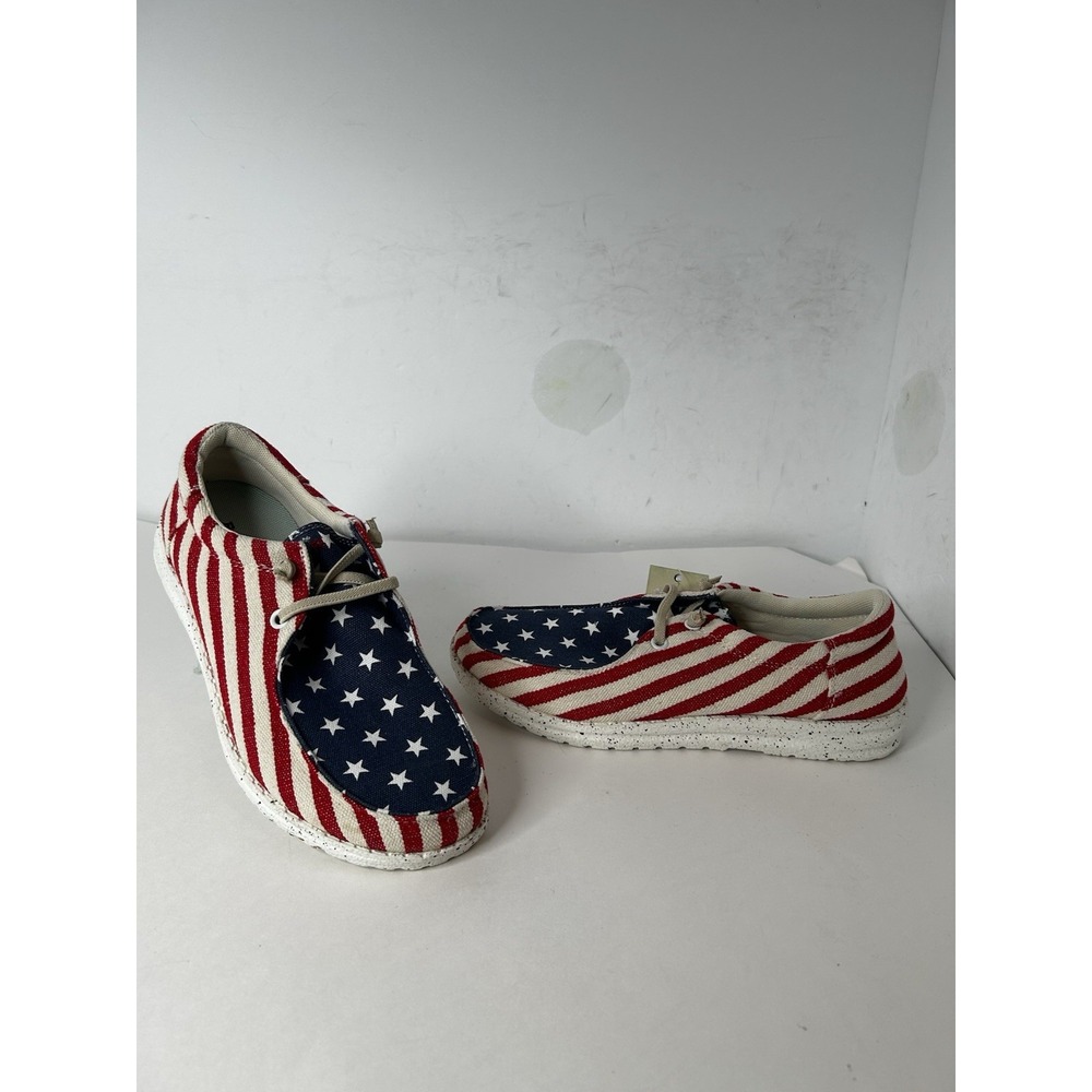 Roper‎ Casual Shoes Womens Hang Loose Flag Red 09-021-1793-2982 RE   Sz 8.5